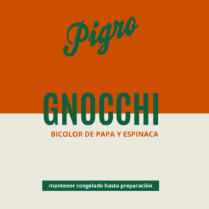 Gnocchi Bicolor de Papa y Espinaca (1 porción)