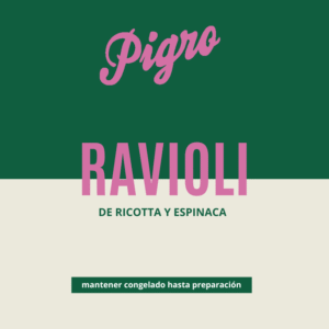 Ravioli de Espinaca y Ricotta (2 porciones)